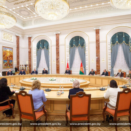 Торжественная церемония состоялась во Дворце Независимости