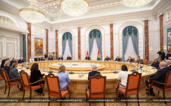 Торжественная церемония состоялась во Дворце Независимости